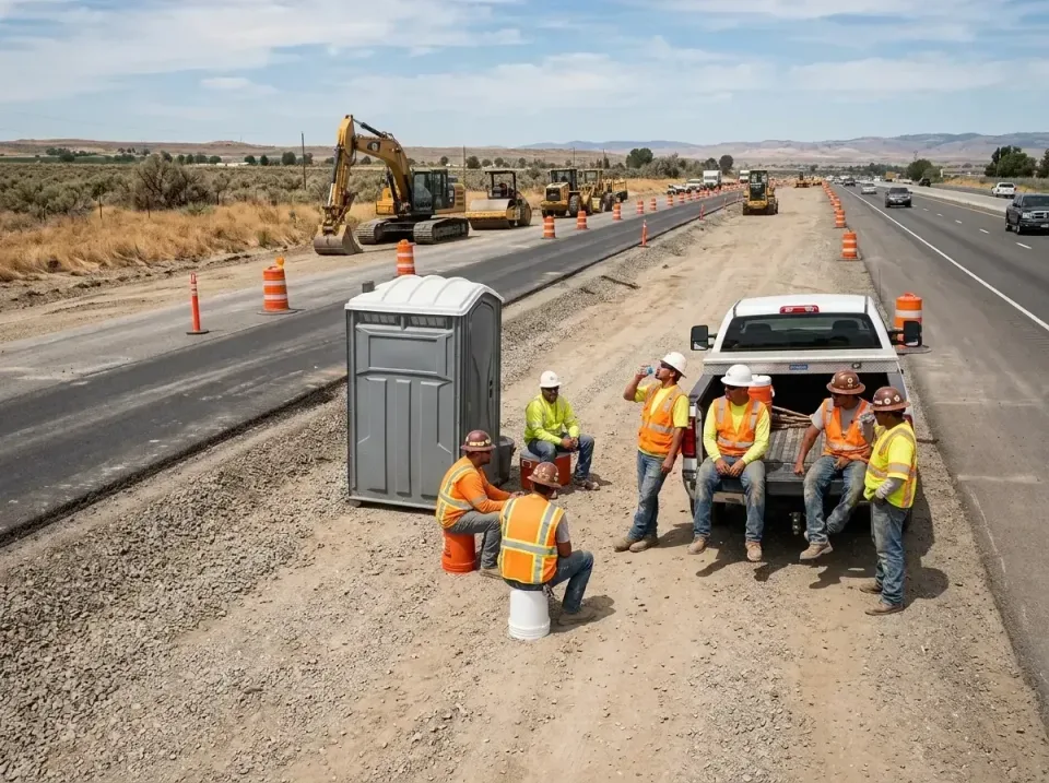 highway-road-construction-crew-007 — frequently asked questions, Porta Potty and Restroom Rentals in Bellefontaine Neighbors…